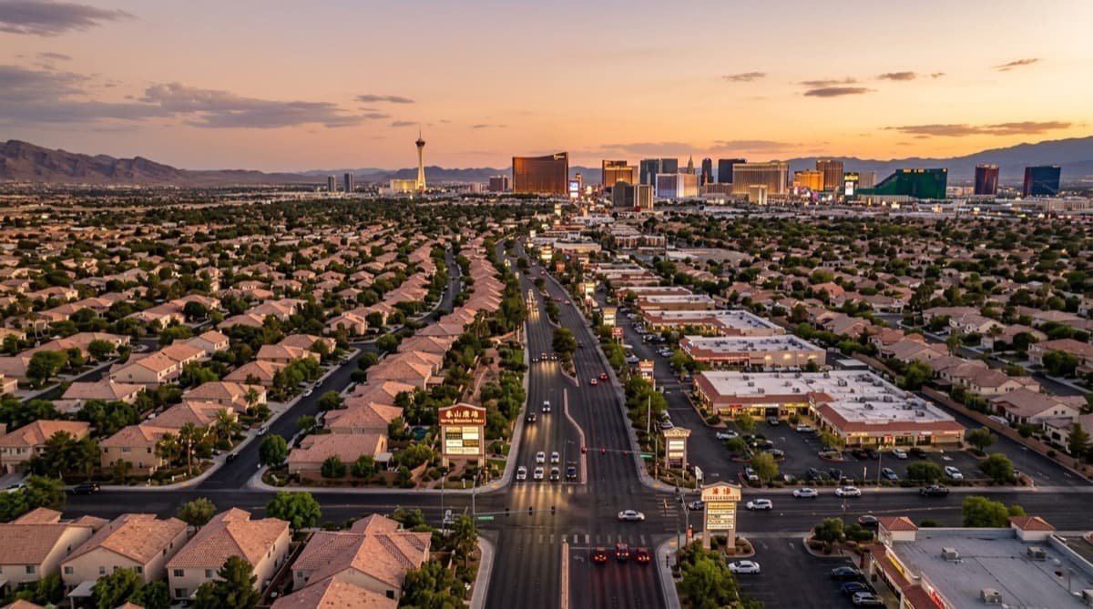 Spring Valley at dusk